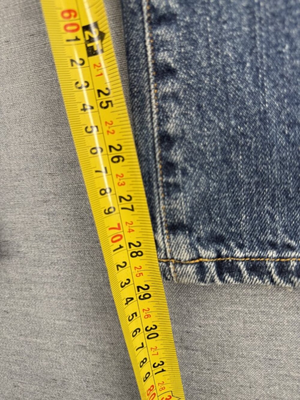 Polo Jeans Co Ralph Lauren Kelly Jeans Womens 8X32 Distressed Denim Pants Fade - Picture 7 of 8